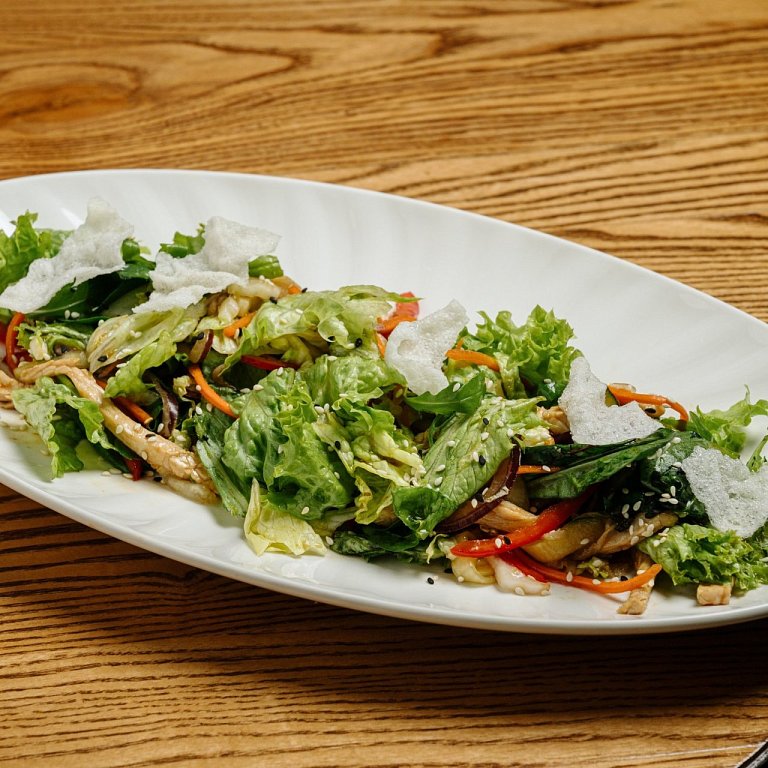 П С индейкой в азиатском стиле